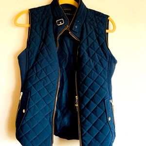 Zara navy vest